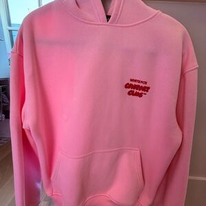 White Fox Boutique Pink Sweater Oversized Minimalist Design